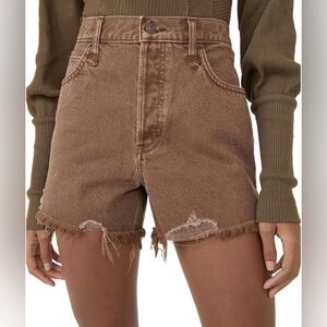 We the Free Brown denim shorts size 26